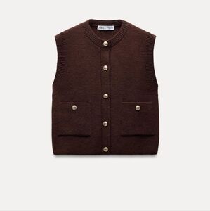 Zara. Smooth Knit Vest Top